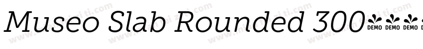 Museo Slab Rounded 300字体转换